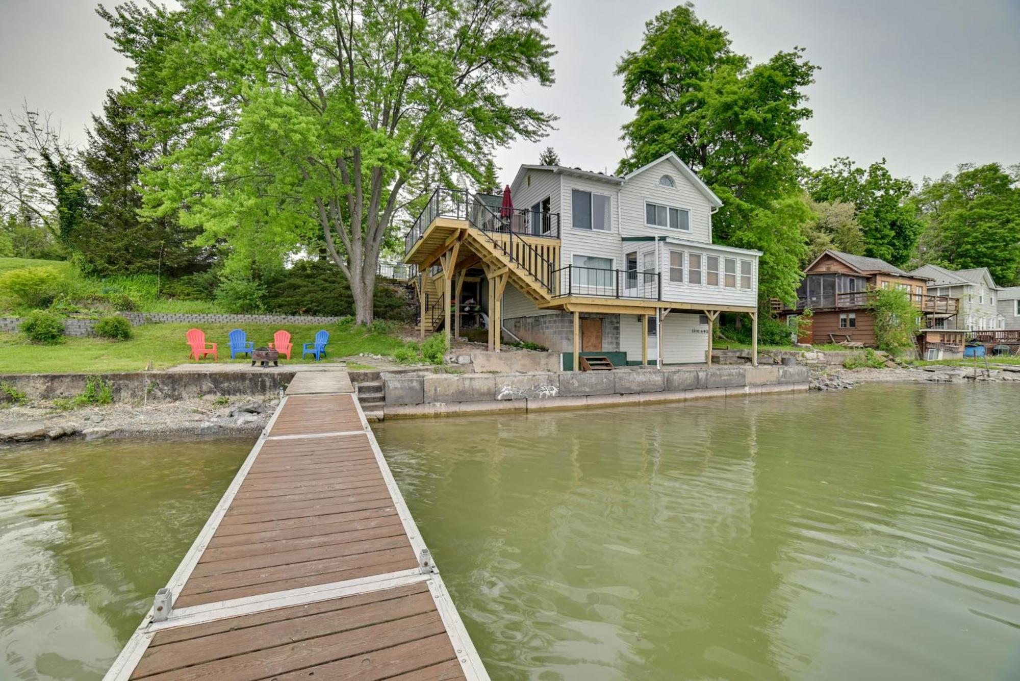 Cayuga Lake Retreat In Seneca Falls With Dock! المظهر الخارجي الصورة
